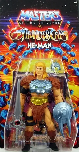 MASTERS OF THE UNIVERSE X THUNDERCATS ACTION FIGURE HE-MAN 14 CM